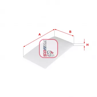 Filtre, air de l'habitacle SOFIMA OEM 0018358747