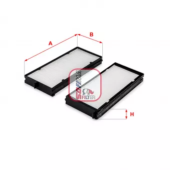Filtre, air de l'habitacle SOFIMA OEM 97030H1742