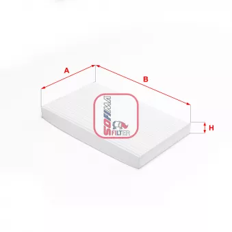 Filtre, air de l'habitacle SOFIMA OEM B78911FC0A