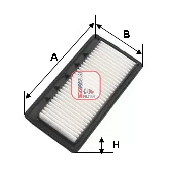 Filtre à air SOFIMA OEM 281130X200