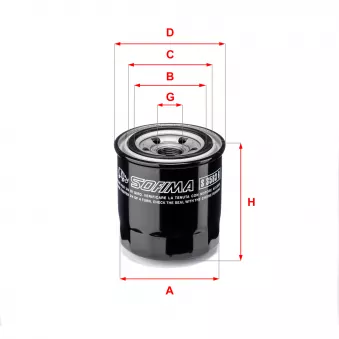 Filtre à huile SOFIMA OEM 2630035530