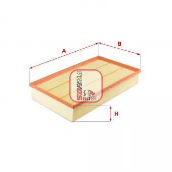 Filtre à air SOFIMA OEM 3Q0129620