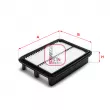 SOFIMA S 3A53 A - Filtre à air