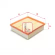 SOFIMA S 3A58 A - Filtre à air