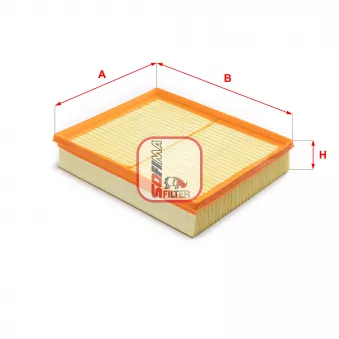 Filtre à air SOFIMA OEM 165464JA1B