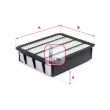 Filtre à air SOFIMA [S 3A85 A]