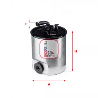 Filtre à carburant SOFIMA OEM A6110920101