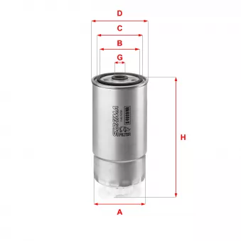 Filtre à carburant SOFIMA OEM 87679501