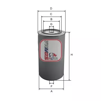 Filtre à carburant SOFIMA OEM 1618993