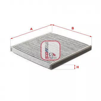 Filtre, air de l'habitacle SOFIMA OEM 0897400830