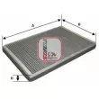 SOFIMA S 4123 CA - Filtre, air de l'habitacle
