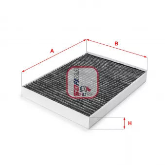 Filtre, air de l'habitacle SOFIMA OEM 95557221910