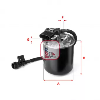 Filtre à carburant SOFIMA OEM A6510902952