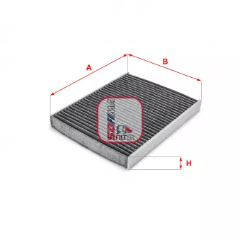 Filtre, air de l'habitacle SOFIMA OEM 1566997