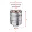 SOFIMA S 4196 NR - Filtre à carburant