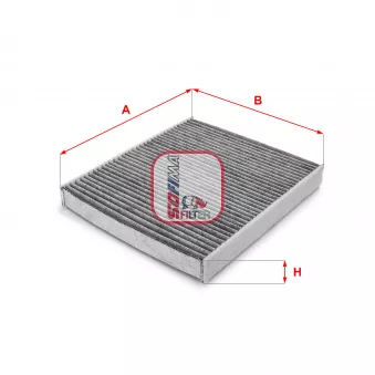 Filtre, air de l'habitacle SOFIMA OEM 6R0819653