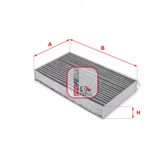 Filtre, air de l'habitacle SOFIMA S 4217 CA pour RENAULT MEGANE 1.6 16V Hi-Flex - 110cv