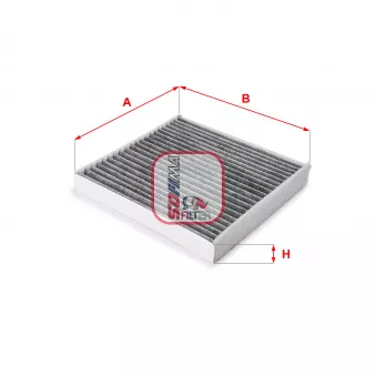 Filtre, air de l'habitacle SOFIMA OEM 6C1119G244AA