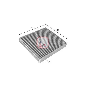 Filtre, air de l'habitacle SOFIMA OEM 22753219