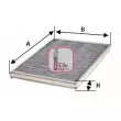 SOFIMA S 4225 CA - Filtre, air de l'habitacle