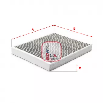 Filtre, air de l'habitacle SOFIMA OEM 1718042