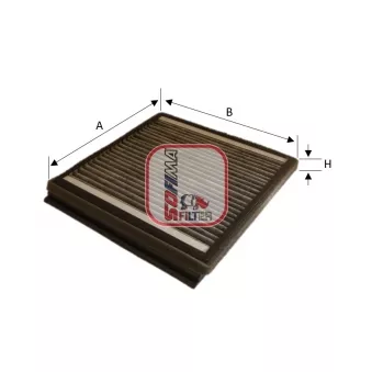Filtre, air de l'habitacle SOFIMA OEM 6447SR