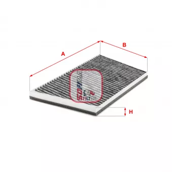 Filtre, air de l'habitacle SOFIMA OEM A2038301018