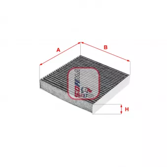 Filtre, air de l'habitacle SOFIMA OEM 51836363