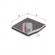 SOFIMA S 4262 CA - Filtre, air de l'habitacle