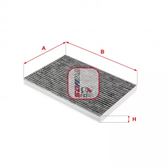 Filtre, air de l'habitacle SOFIMA OEM 27277JD10A