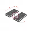 SOFIMA S 4283 CA - Filtre, air de l'habitacle
