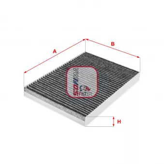 Filtre, air de l'habitacle SOFIMA OEM 4M0819439A