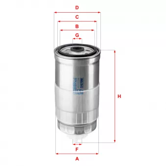 Filtre à carburant SOFIMA OEM 12947055703