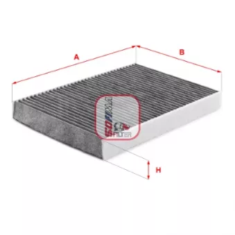 SOFIMA S 4348 CA - Filtre, air de l'habitacle