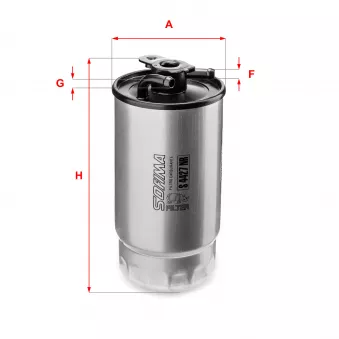 Filtre à carburant SOFIMA OEM 813030