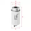 SOFIMA S 4455 NR - Filtre à carburant