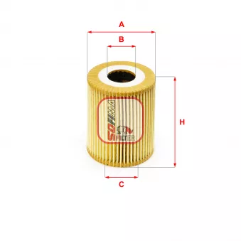 Filtre à huile SOFIMA OEM 93183318