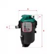 Boîtier, filtre de carburant SOFIMA [S 5181 GC]