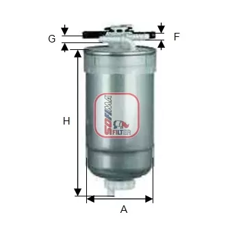 SOFIMA S 5427 GC - Filtre à carburant