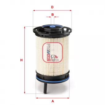 Filtre à carburant SOFIMA OEM 4M0127434E