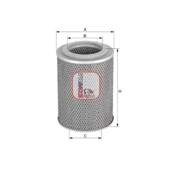 Filtre à huile SOFIMA OEM 11421256402