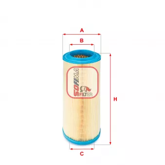 Filtre à air SOFIMA OEM 46552772