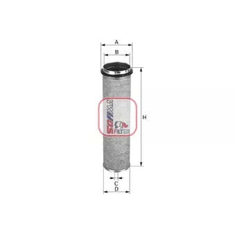 Filtre à air secondaire SOFIMA S 7480 A