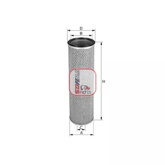 Filtre à air secondaire SOFIMA OEM 1660601