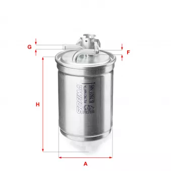 Filtre à carburant SOFIMA S 7601 NR