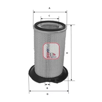 SOFIMA S 7614 A - Filtre à air