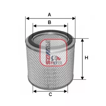 Filtre à air SOFIMA S 7A07 A
