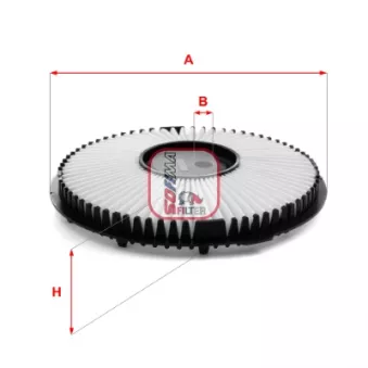 Filtre à air SOFIMA OEM MD623173