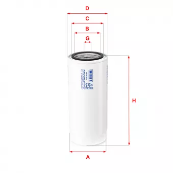 Filtre à carburant SOFIMA OEM 247138