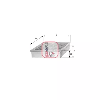 Filtre à air SOFIMA OEM 6030940104